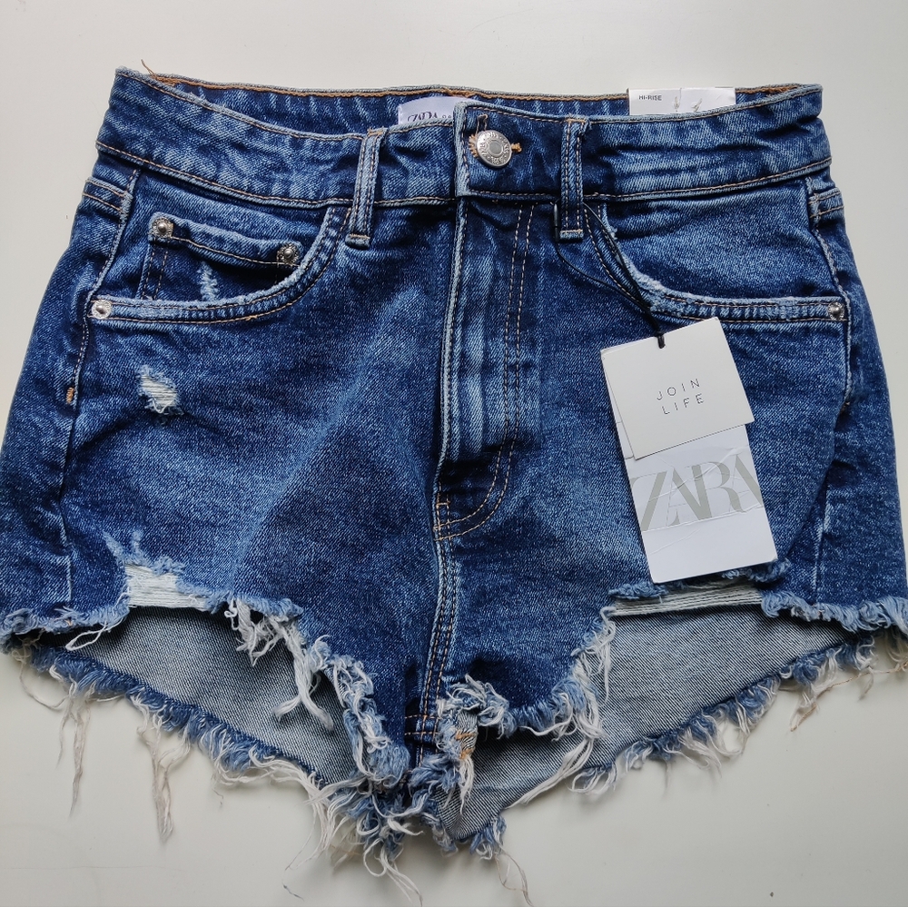 Zara denim shorts